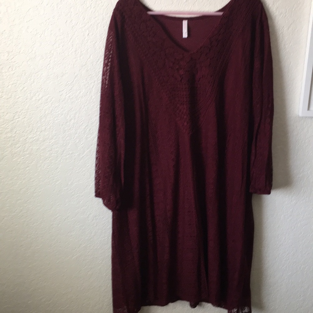 lace dress with stretch